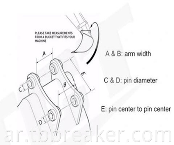 Hydraulic Breaker Installation Size